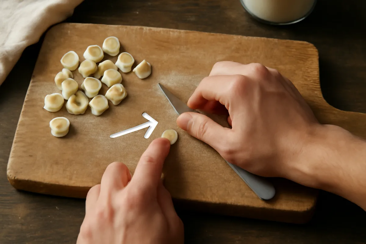 Come si strascinano le orecchiette sul tagliere: il gesto da imparare subito